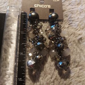 CHICOS clip on Earrings
